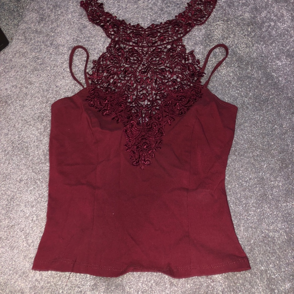 Charlotte Russe chocker crop top